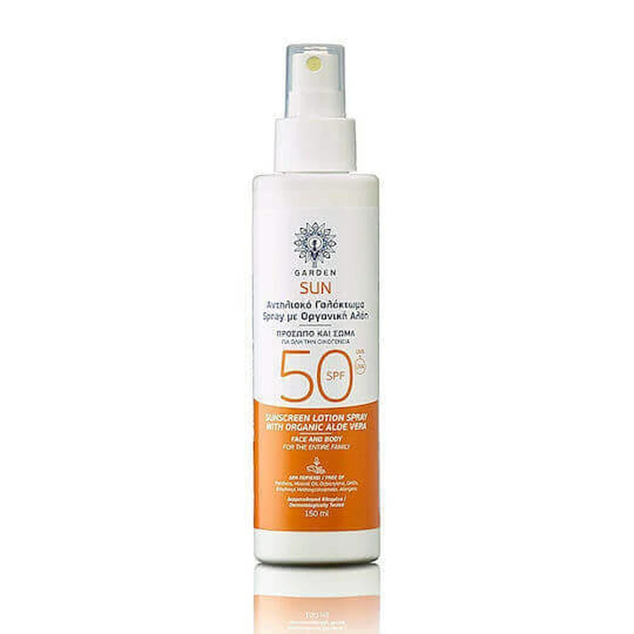 Garden Sun Face/Body Emulsion Солнцезащитный крем для лица и тела SPF50 спрей 150 мл: цены и характеристики