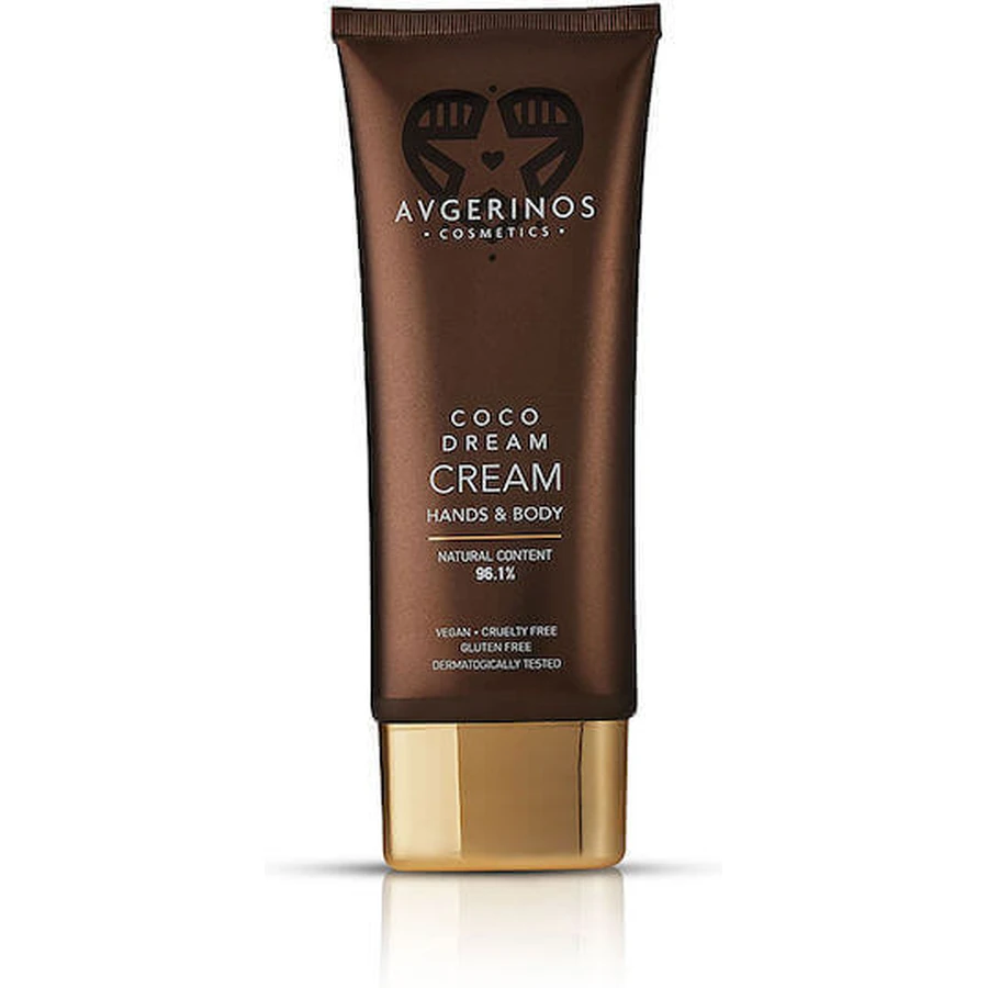 Avgerinos Cosmetics Coco Drean Зволожуючий крем для тіла з ароматом кокоса для всіх типів шкіри 200мл: ціни та характеристики