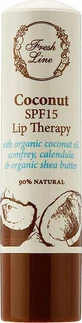 Бальзам для губ Fresh Line Кокосовая защита от солнца SPF15 5,4гр