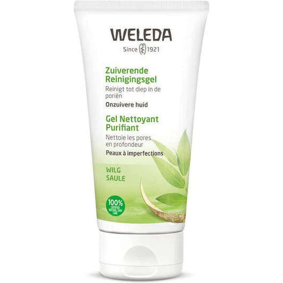 Weleda Naturally Clear Purifying Gel Cleanser Гель для лица очищающий для кожи, склонной к акне 100 мл: цены и характеристики