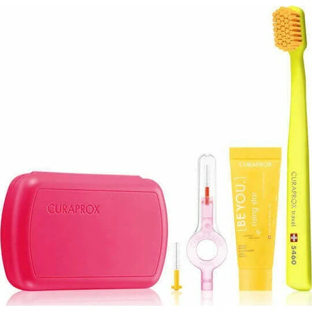 Curaprox Be You Travel Set Ultra Soft Toothbrush Fuchsia: цены и характеристики