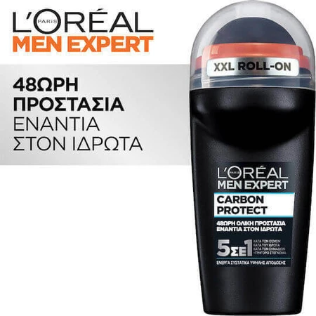 L'Oreal Paris Men Expert Carbon Protect 4 в 1 Дезодорант 48h Roll-On 50ml: цены и характеристики