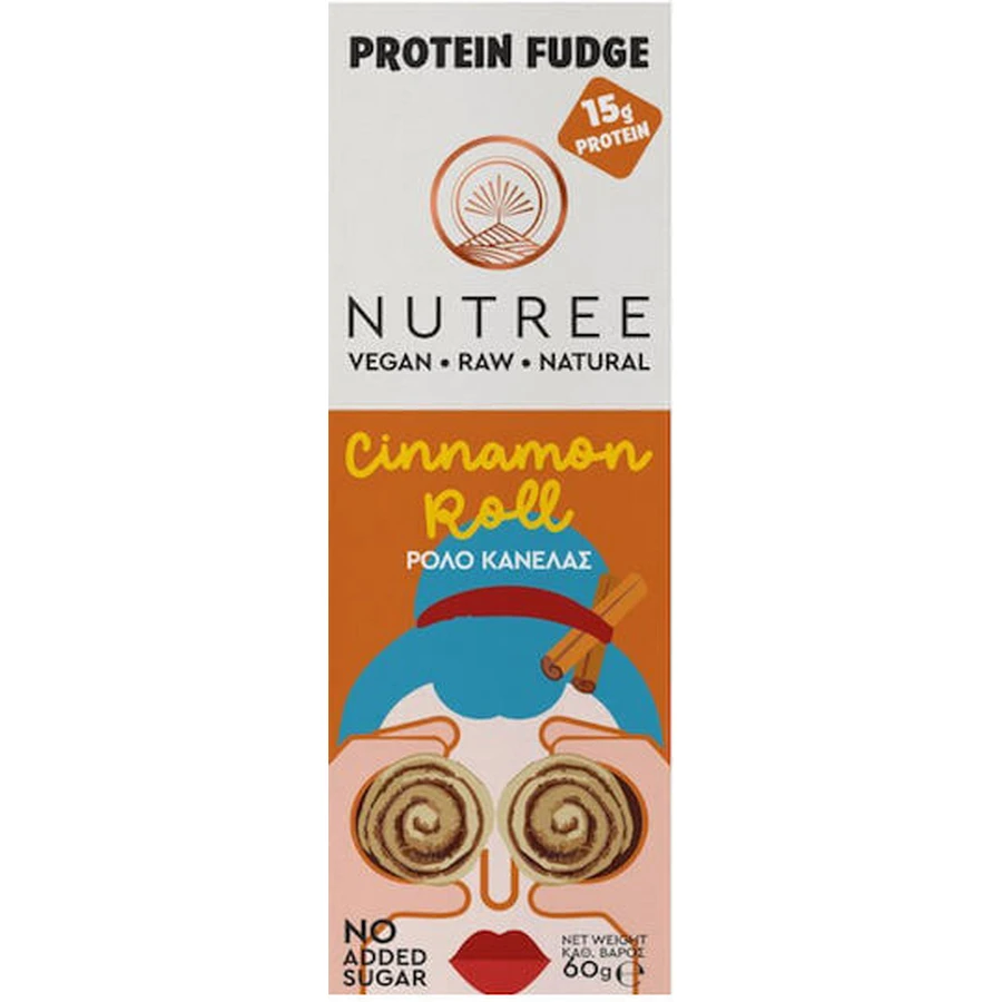 Батончик Nutree Fudge Bar с 25% протеина и вкусом корицы 60 гр.: цены и характеристики