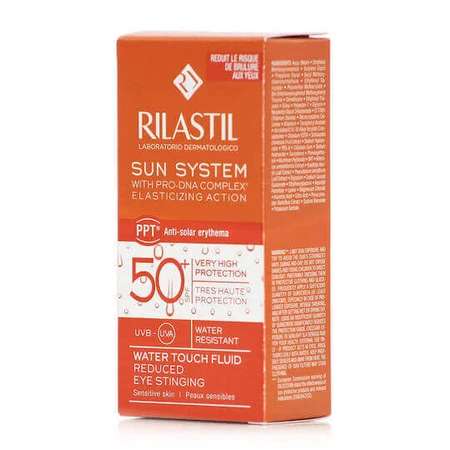 Rilastil Sun System Water Touch Fluid Сонцезахисний лосьйон для обличчя SPF50 50 мл: ціни та характеристики