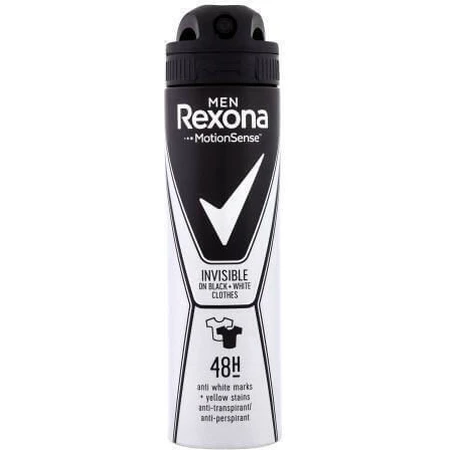 Rexona Men Motion Sense Invisible Black & White 48h Anti-perspirant Дезодорант 48h Дезодорант-спрей 150 мл: цены и характеристики