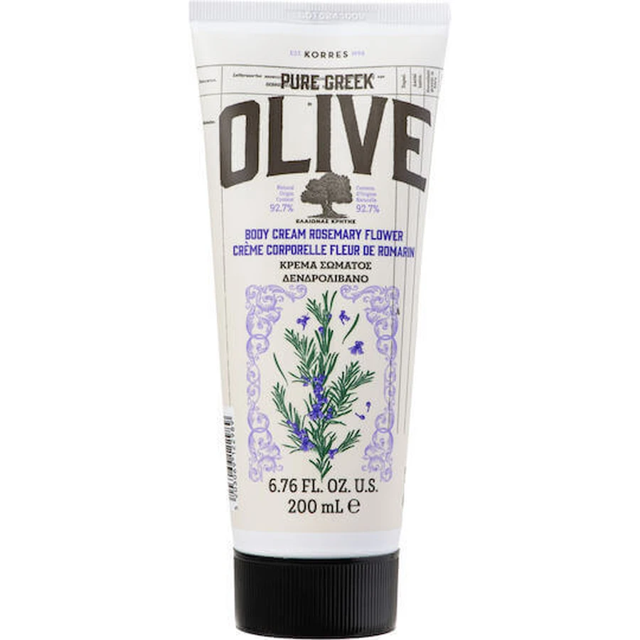Зволожуюче молочко для тіла Korres Pure Greek Olive Rosemary Зволожуюче молочко для тіла 200мл: ціни та характеристики