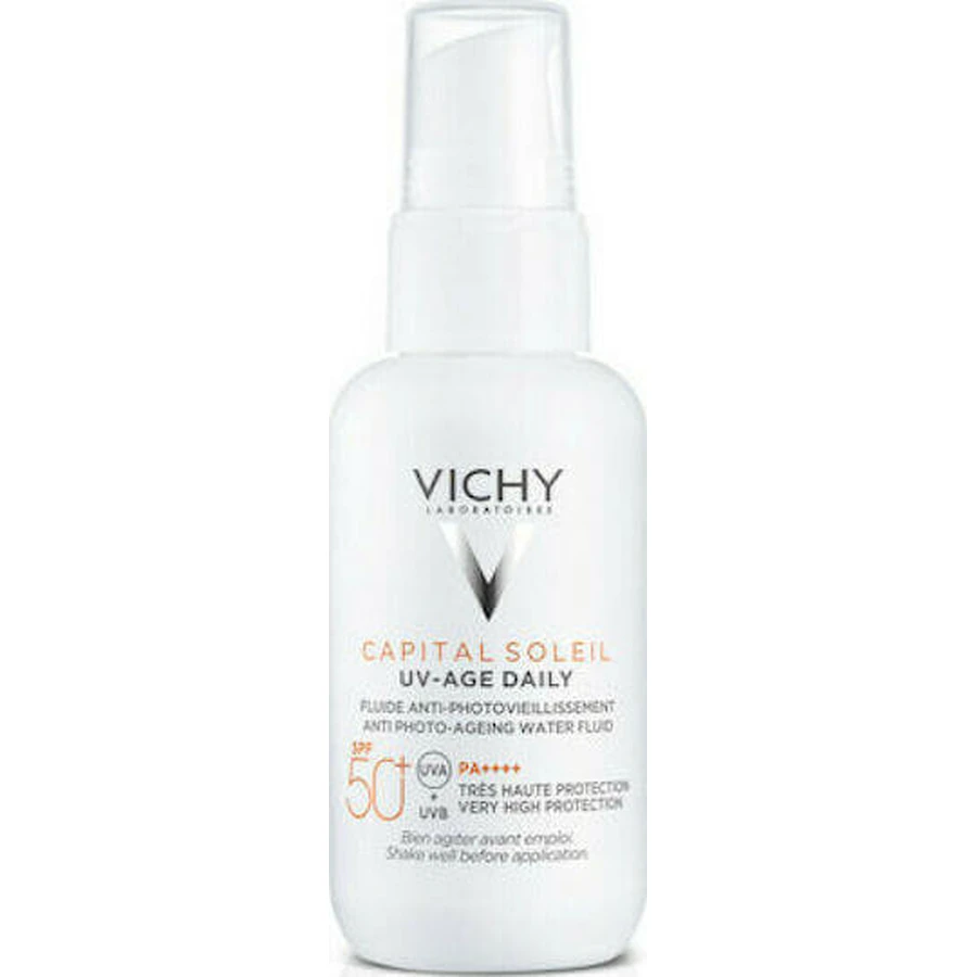 Vichy Capital Soleil UV-Age Ежедневный водостойкий крем для лица SPF50 40 мл: цены и характеристики