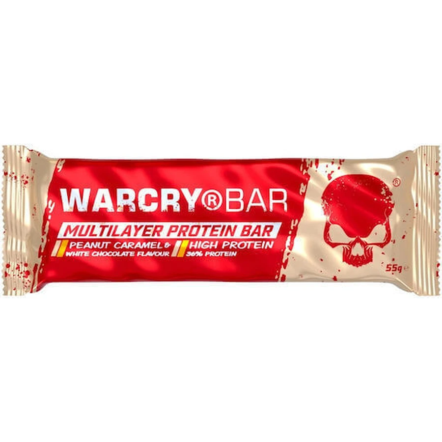 Батончик Genius Nutrition Warcry с 36% белка и вкусом арахисовой карамели 55 гр.: цены и характеристики