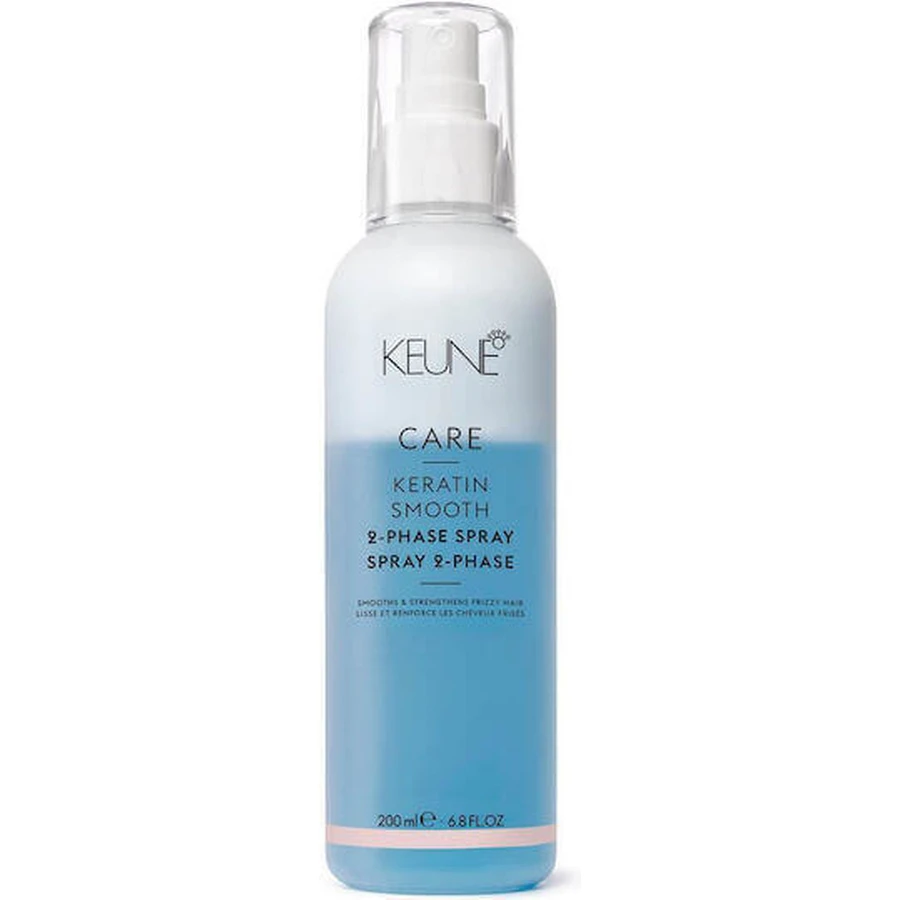 Keune Care Keratin Smooth 2-фазний лосьйон-спрей для розгладження волосся з кератином 200 мл: ціни та характеристики