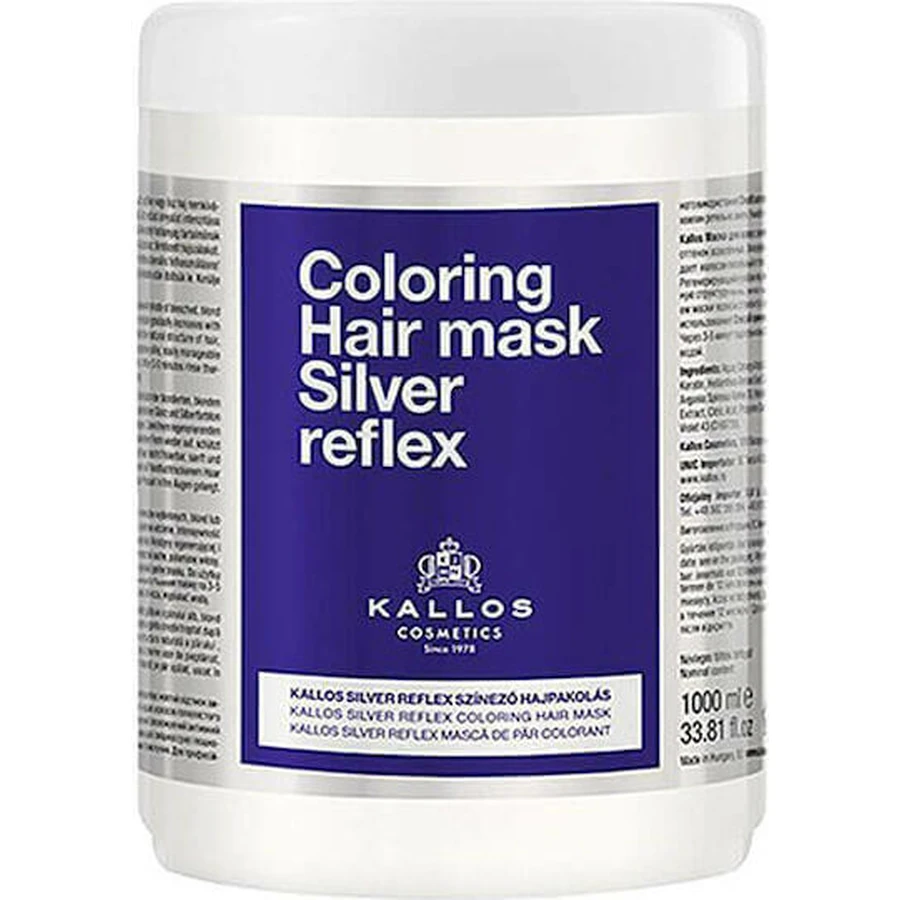Маска для волос Kallos Silver Reflex Colour Retaining Mask 1000 мл: цены и характеристики