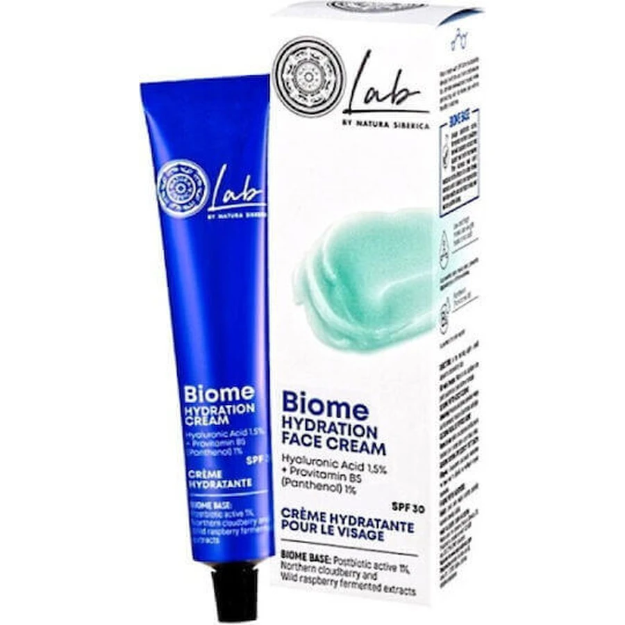 Natura Siberica Lab Biome Hydration 24H Дневной увлажняющий крем для лица с SPF30 и гиалуроновой кислотой 50 мл: цены и характеристики
