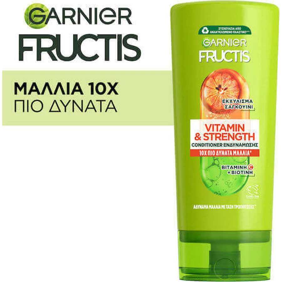 Garnier Fructis Fructis Кровавый апельсин Витамин и сила Восстановление/питание Кондиционер для окрашенных волос 200 мл: цены и характеристики