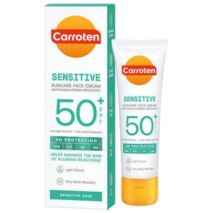 Carroten Sensitive Sun Protection Face Cream SPF50+ 50ml