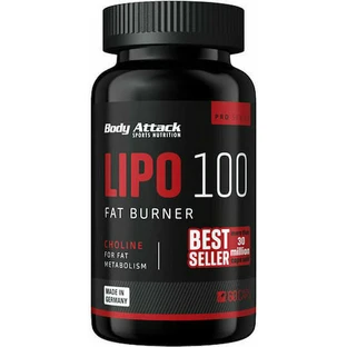 Body Attack Lipo 100 со вкусом без ароматизаторов 60 капс