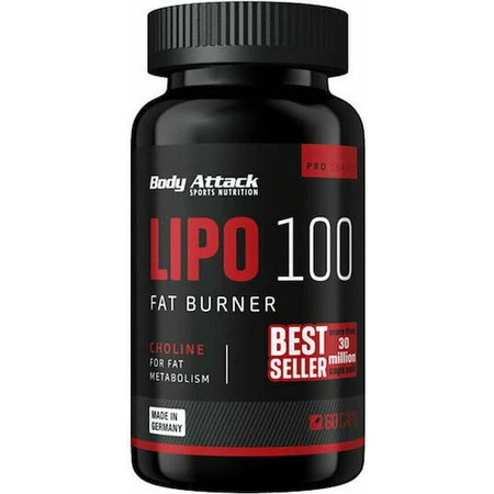 Body Attack Lipo 100 со вкусом без ароматизаторов 60 капс: цены и характеристики