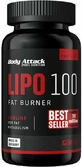 Body Attack Lipo 100 со вкусом без ароматизаторов 60 капс