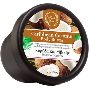 Fresh Line Caribbean Coconut Body Увлажняющее масло для тела с ароматом кокоса для всех типов кожи 150 мл