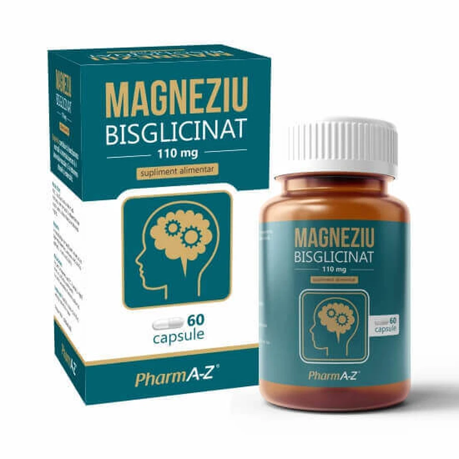 Магнію бісгліцинат 60 капсул, PharmA-Z: ціни та характеристики
