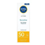 Крем для обличчя Nivea Захист від сонця для чутливих до сонця при алергії на сонце SPF50 50 мл