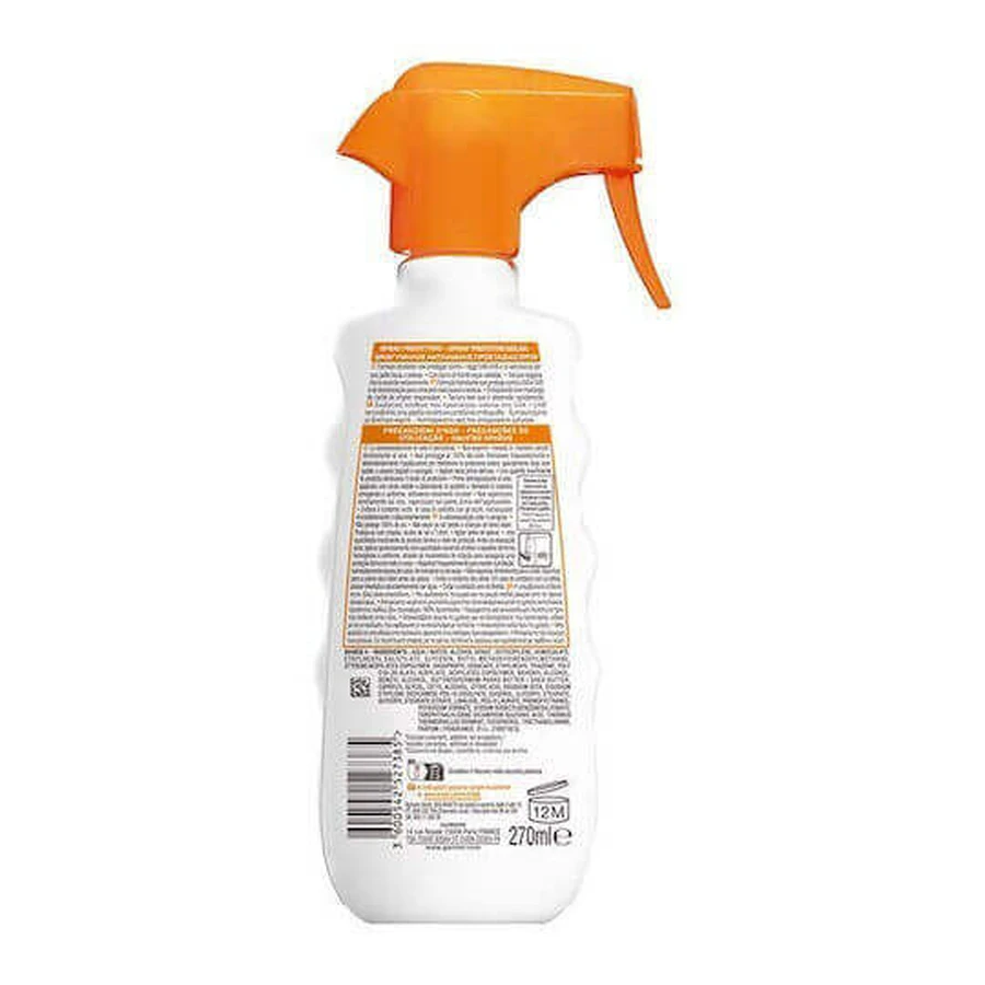 Garnier Hydra 24h Protect Водостійкий сонцезахисний спрей для обличчя та тіла SPF30 270 мл: ціни та характеристики