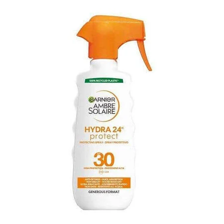 Garnier Hydra 24h Protect Водостійкий сонцезахисний спрей для обличчя та тіла SPF30 270 мл: ціни та характеристики