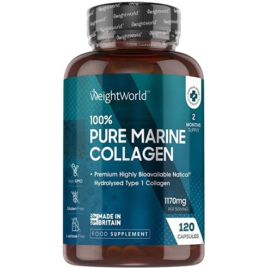 WeightWorld 100% чистый морской коллаген с гиалуроновой кислотой 120 капс: цены и характеристики