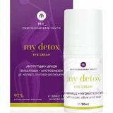 Увлажняющий и антивозрастной крем для век Mediterranean Youth My Detox с гиалуроновой кислотой 30 мл