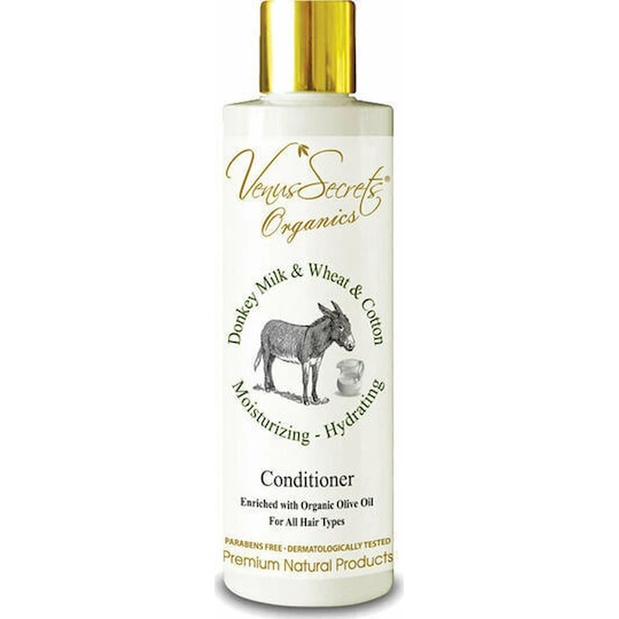 Venus Secrets с ослиным молоком, пшеницей и хлопком Увлажняющий кондиционер для всех типов волос 100 мл: цены и характеристики