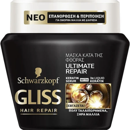 Schwarzkopf Gliss Hair Repair Ultimate Repair Маска для відновлення волосся 300 мл: ціни та характеристики
