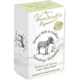 Venus Secrets Donkey Milk & Gardenia Donkey Milk Body Soap Bar 110gr
