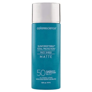 Colorescience Sunforgettable Sunforgettable Total Protection Face Shield Matte Mineral Минеральный крем для лица водостойкий SPF50 55 мл
