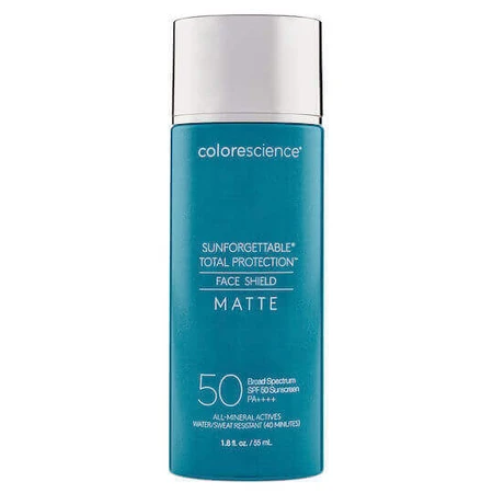 Colorescience Sunforgettable Sunforgettable Total Protection Face Shield Matte Mineral Минеральный крем для лица водостойкий SPF50 55 мл: цены и характеристики