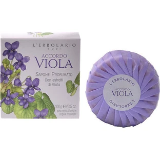 L' Erbolario Accordo Viola Sapone Profumato Hand & Body Soap Bar 100gr