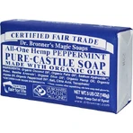Конопляне м'ятне мило Dr Bronner's Pure-Castile Bar Soap All-One для тіла та волосся 140 гр.: ціни та характеристики