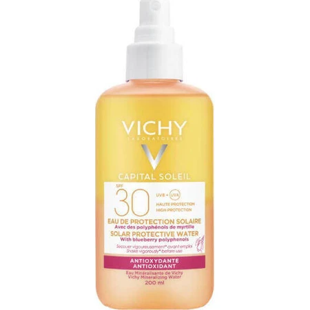 Vichy Ideal Soleil Антиоксидантний водостійкий сонцезахисний лосьйон для тіла SPF30 в спреї 200 мл: ціни та характеристики