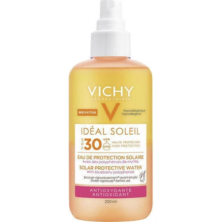 Vichy Ideal Soleil Антиоксидантний водостійкий сонцезахисний лосьйон для тіла SPF30 в спреї 200 мл: ціни та характеристики
