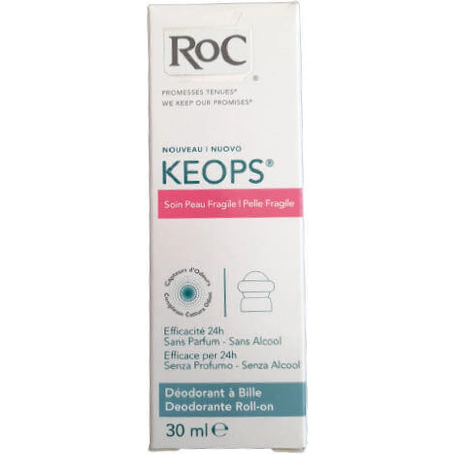 Роликовый дезодорант Roc Keops 30 мл: цены и характеристики