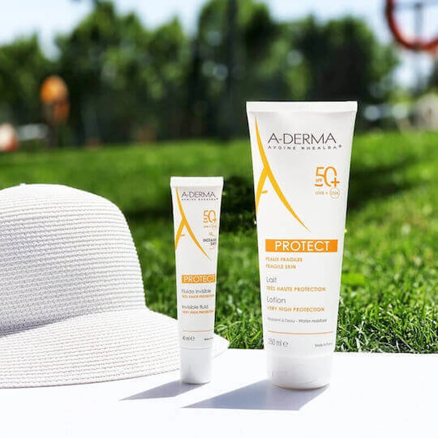 A-Derma Protect Lotion Хрупкая кожа Солнцезащитный крем для тела SPF50 250 мл: цены и характеристики