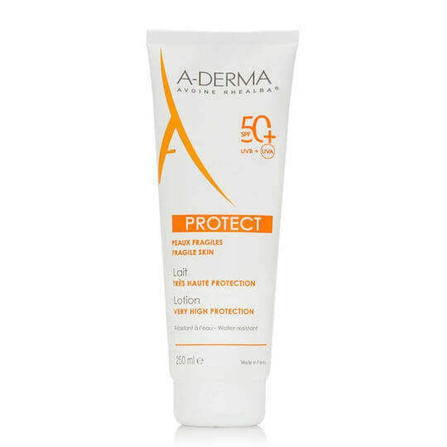 A-Derma Protect Lotion Хрупкая кожа Солнцезащитный крем для тела SPF50 250 мл: цены и характеристики