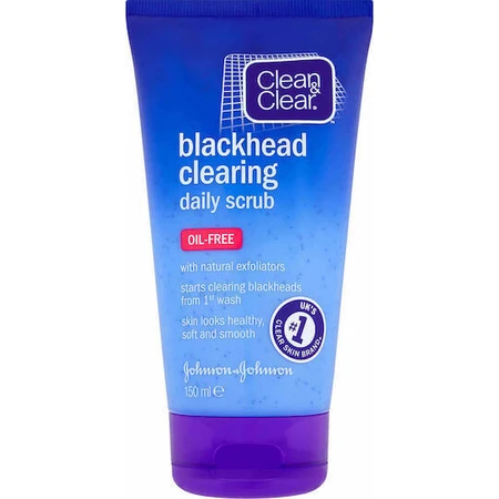 Очищуючий скраб для обличчя Clean & Clear Очищуючий скраб для обличчя від чорних крапок 150 мл: ціни та характеристики
