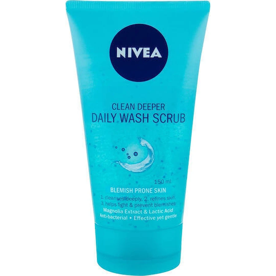 Nivea Clean Deeper Скраб и очищающее средство для лица 150 мл: цены и характеристики
