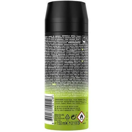 Axe Epic Epic Fresh Grapefruit & Tropical Pineapple Scent Non Stop Fresh Deodorant Body Deodorant 48h Body Deodorant Spray 150ml: цены и характеристики