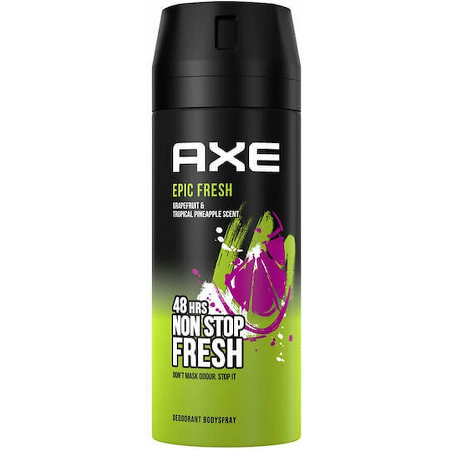 Axe Epic Epic Fresh Grapefruit & Tropical Pineapple Scent Non Stop Fresh Deodorant Body Deodorant 48h Body Deodorant Spray 150ml: цены и характеристики
