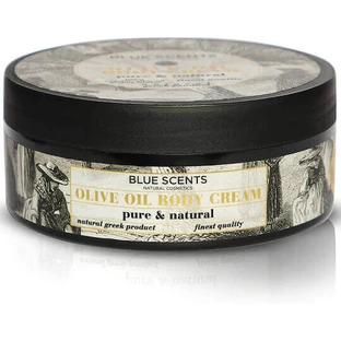 Blue Scents Оливковое масло Чистый и натуральный увлажняющий крем для тела для всех типов кожи 210 мл
