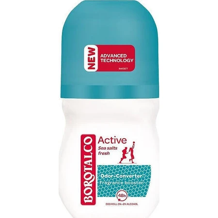 Borotalco Active Sea Salts Fresh Deodorant 48h Roll-On Дезодорант без алюминия 50 мл: цены и характеристики