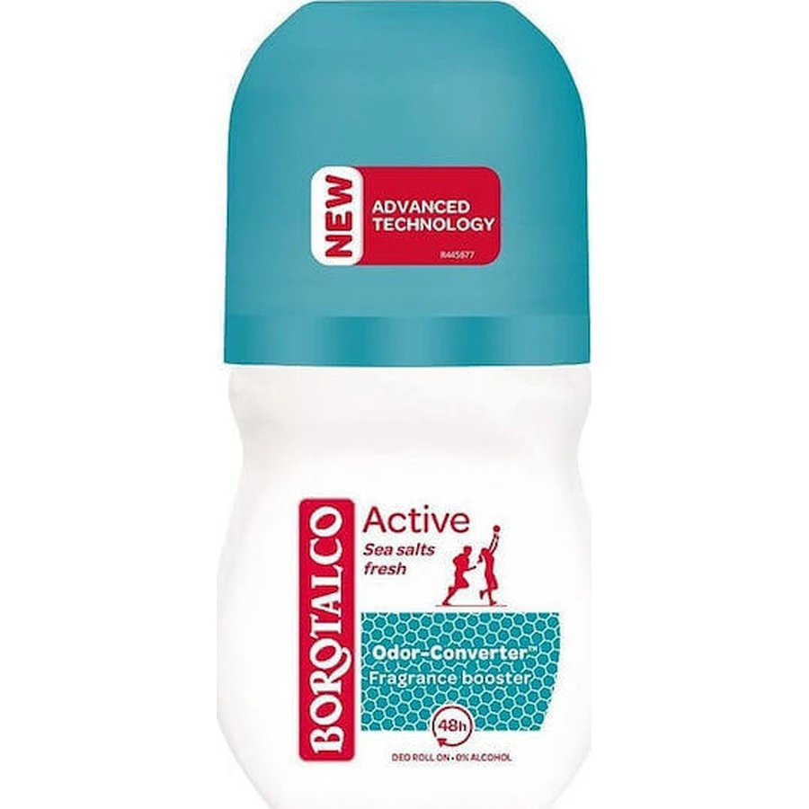 Borotalco Active Sea Salts Fresh Deodorant 48h Roll-On Дезодорант без алюминия 50 мл: цены и характеристики