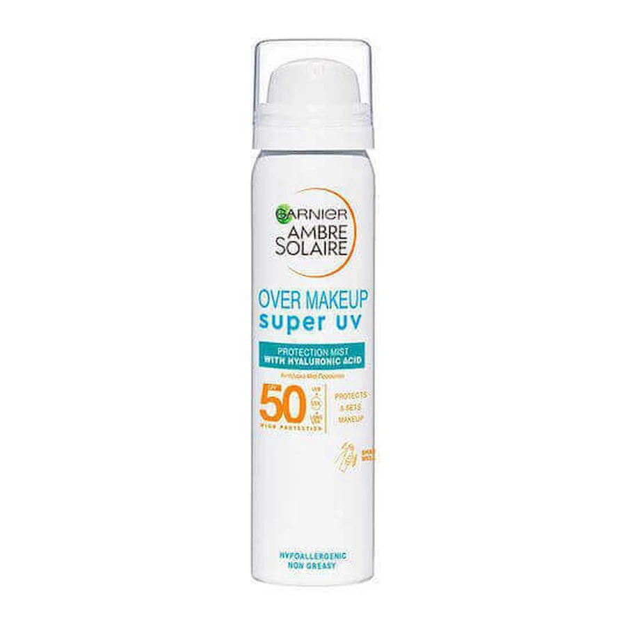 Garnier Over Makeup Super UV Sun Protection Face Mist SPF50+ 75ml: цены и характеристики