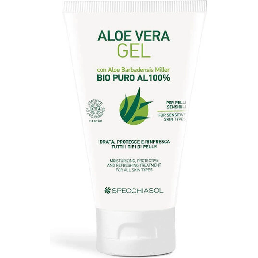 Specchiasol Aloe Vera Gel Зволожуючий гель для тіла з алое вера Organic Pure Aloe Vera для всіх типів шкіри 150 мл: ціни та характеристики