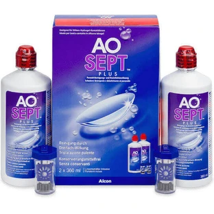 Розчин для контактних лінз Alcon Aosept Plus 2х360мл