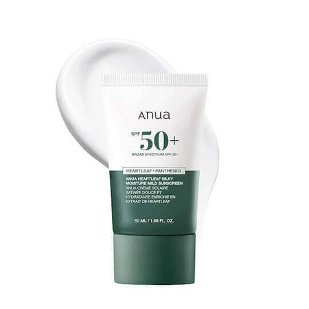 Сонцезахисний крем для обличчя Anua Heartleaf SPF50+ 50мл: ціни та характеристики